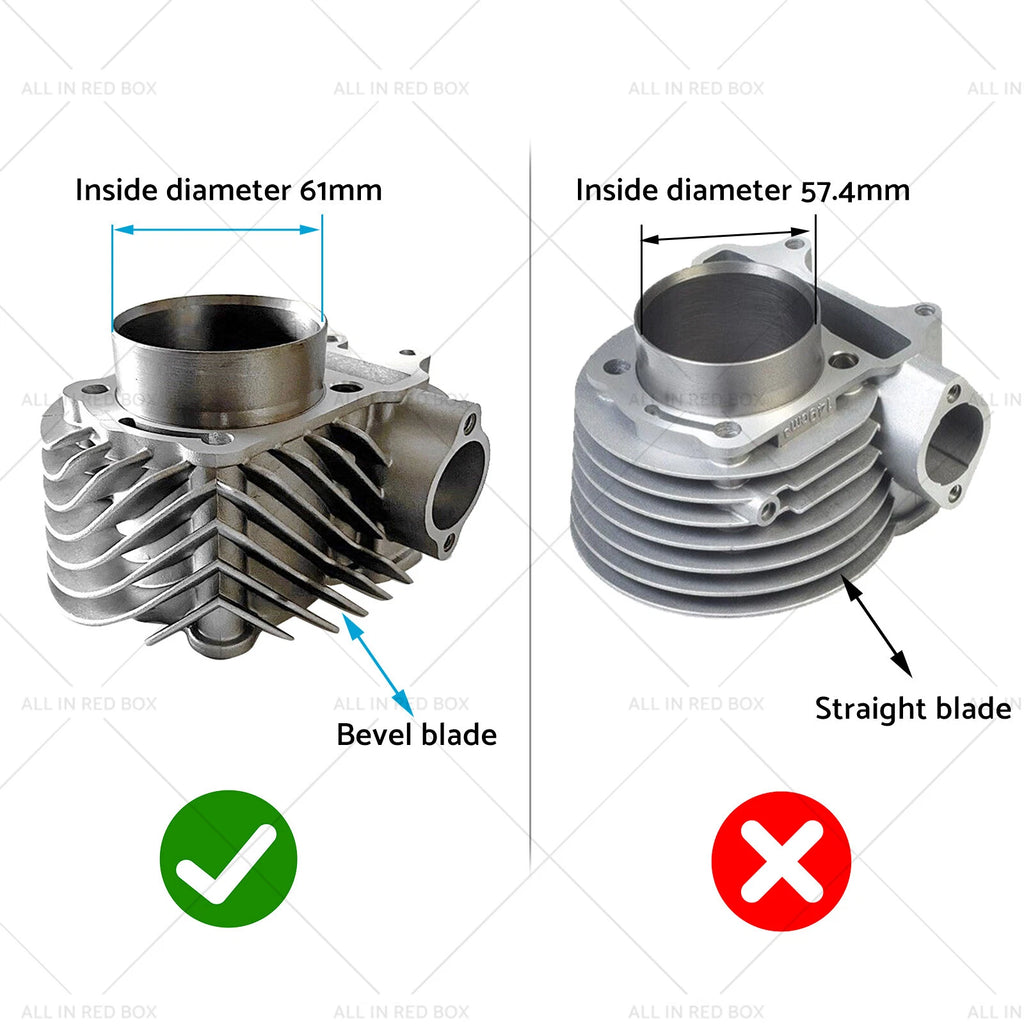 61mm Bore Piston Gasket Cylinder Kit for GY6 125cc 150cc 172cc (2000–2023)