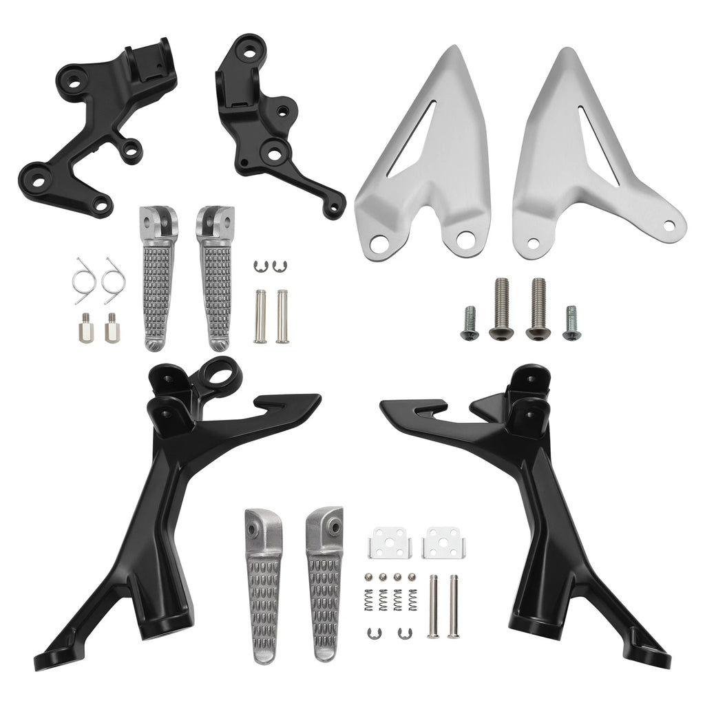 Foot Pegs Footrest Bracket for Kawasaki Ninja 400 (2018–2024), 500 (2024)