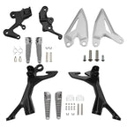 Foot Pegs Footrest Bracket for Kawasaki Ninja 400 (2018–2024), 500 (2024)
