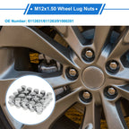 20 Pcs M12x1.50 Wheel Lug Nuts for Chevrolet Impala (2008–2009) No. 6112631/611263