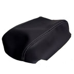 Console Lid Armrest Cover for Kia Sorento (2014–2020) PVC Leather Gray Stitch