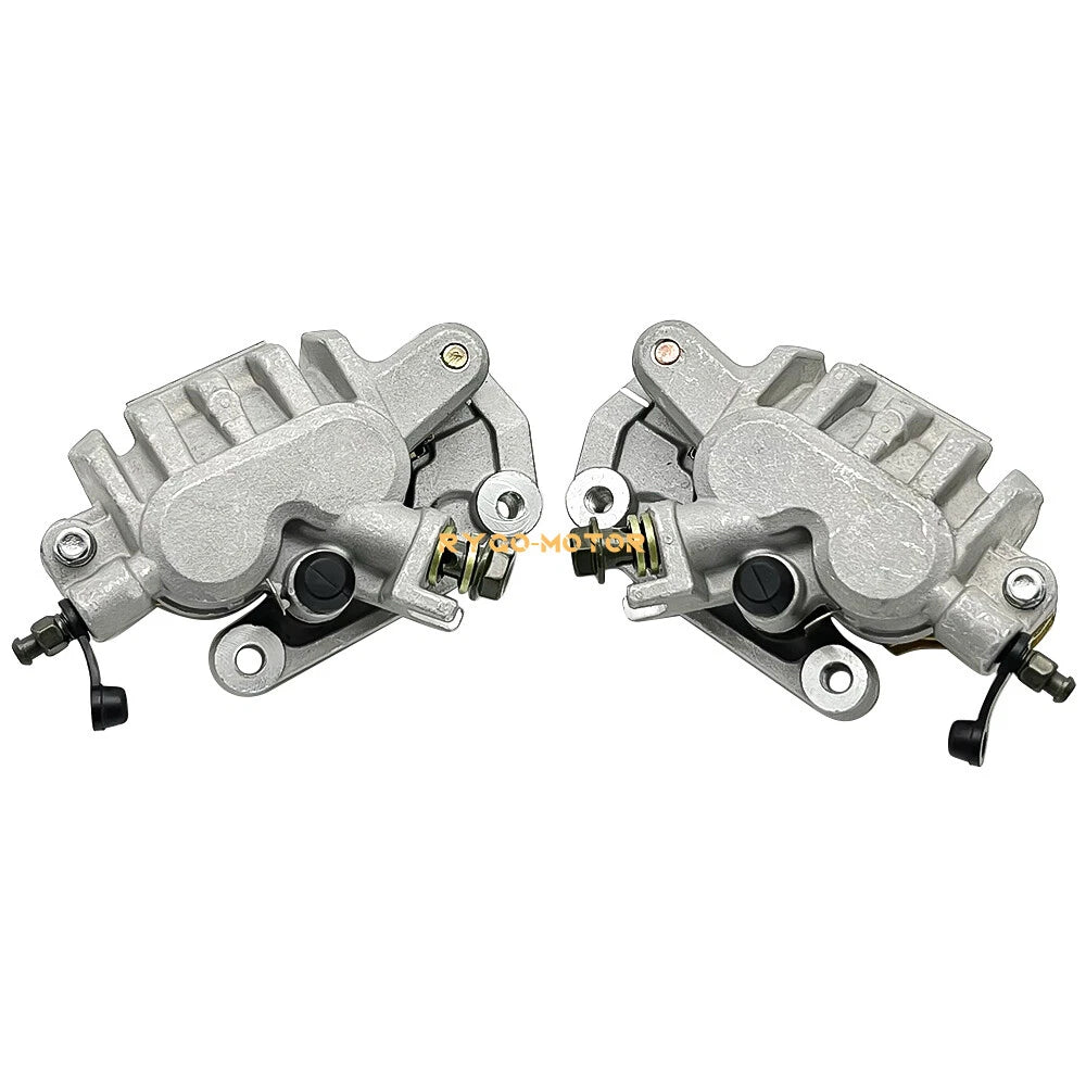 Front Brake Calipers & Pads for Honda TRX450R TRX450ER (2004–2014)