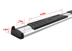 Chrome Nerf Bar Steps for Toyota Tundra Regular Cab (2007-2017)