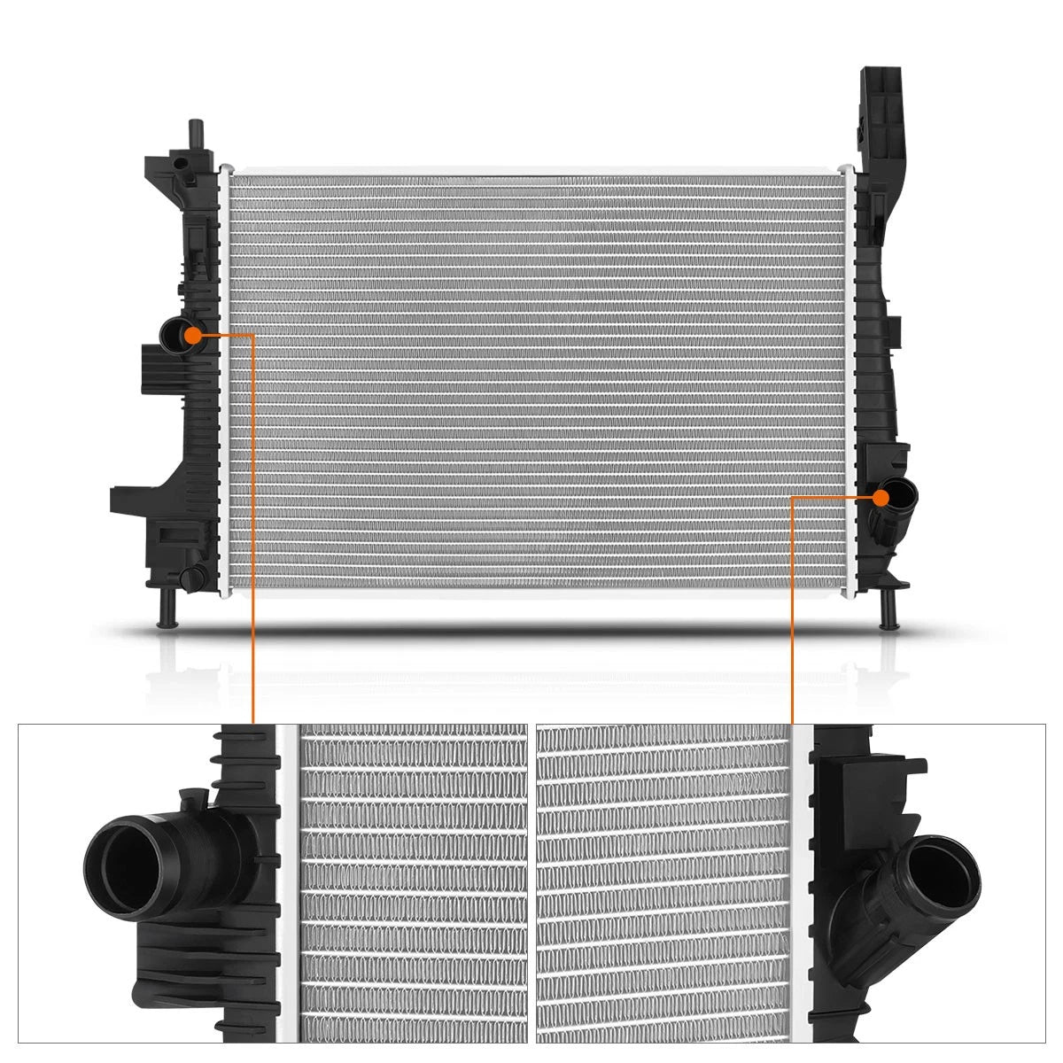 Aluminum Cooling Radiator for Ford Focus 1.0L Turbo (2015–2018) DPI-13536