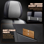 Front Row Bucket Seat Cover for Universal Fit (Sport Series, Grey)