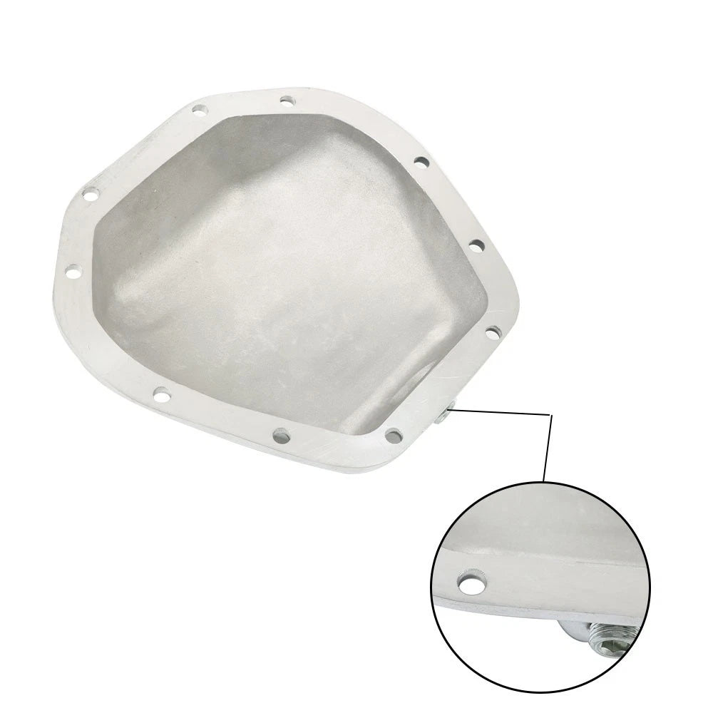 Finned Polished Differential Cover for GM Ford Dodge (10 Bolt)