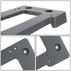 Front Bumper License Plate Mounting Bracket Kit for BMW 330i (2019–2021)
