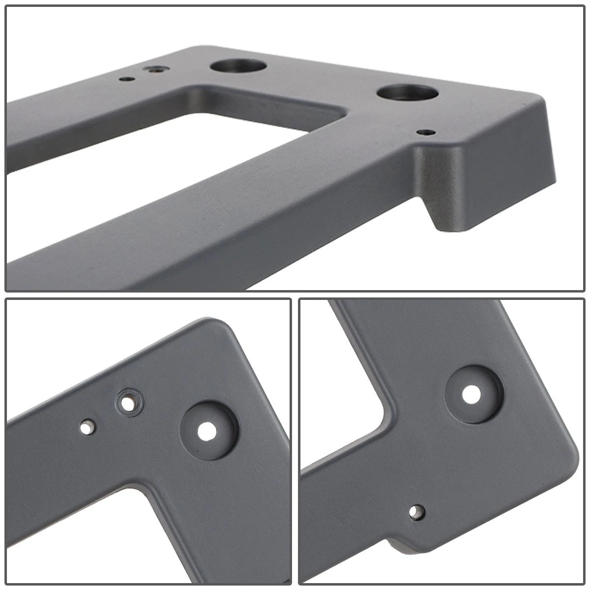 Front Bumper License Plate Mounting Bracket Kit for BMW 330i (2019–2021)