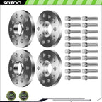 4X 17mm Hub Centric Wheel Spacers 5x100 & 5x112 14x1.5 for Audi A3 A4 VW Passat
