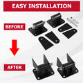 LS Engine Motor Mounts Conversion Swap for LS1 LS2 LS3 LS6 LS7 (Universal)
