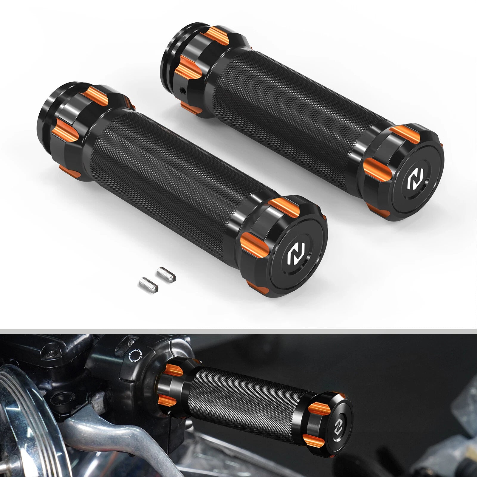 Anodized Handlebar Grips for Harley Street Glide FLHX (2008–2023) 56248-08 56304-08