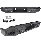Textured Heavy Full Width Rear Bumper with LEDs for Chevy Silverado 2500 (2015–2017)