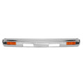 Chrome/Black Bumper End Cap Turn Signal Light for Nissan D21 (1986–1992)