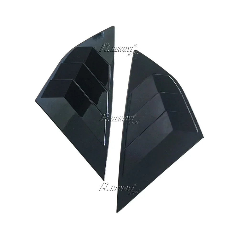 Black Side Window Louver Shutter Cover for Ford Focus (2012–2018)