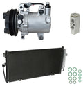 AC Compressor Kit With Condenser Replacement for Saab 9-2X 2.5L (2005–2011)