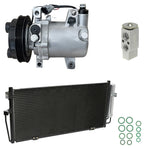 AC Compressor Kit With Condenser Replacement for Saab 9-2X 2.5L (2005–2011)