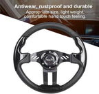 13" Racing Steering Wheel with Hub Adapter for Ford Mustang (1984–2004)
