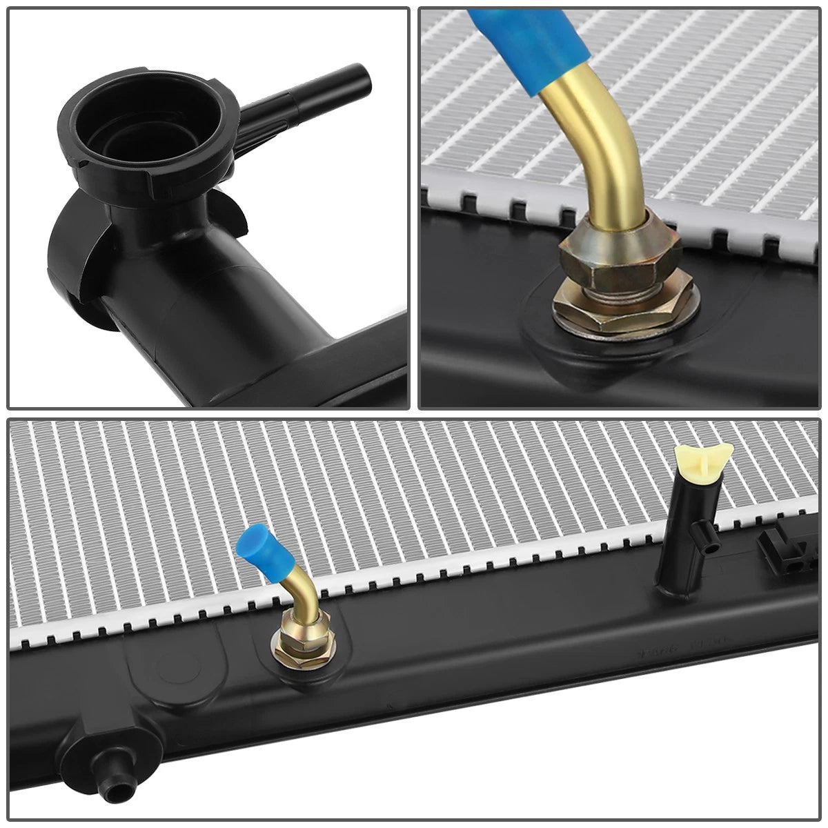 Aluminum Replacement Radiator for Lexus RX350 RX450H (2016–2020) DPI 13596