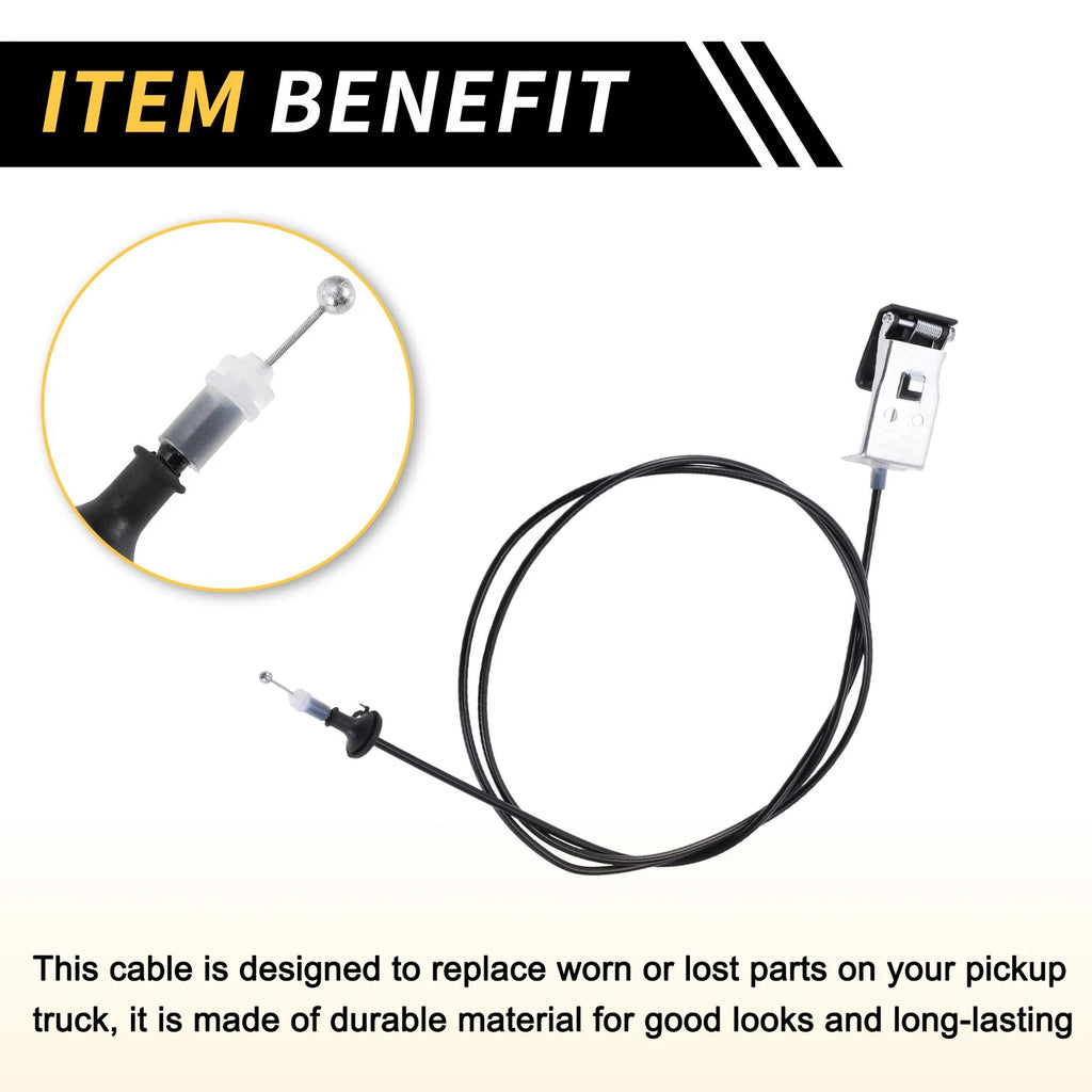 Hood Latch Release Cable for Toyota Tundra (2000–2006) No. 536300C010