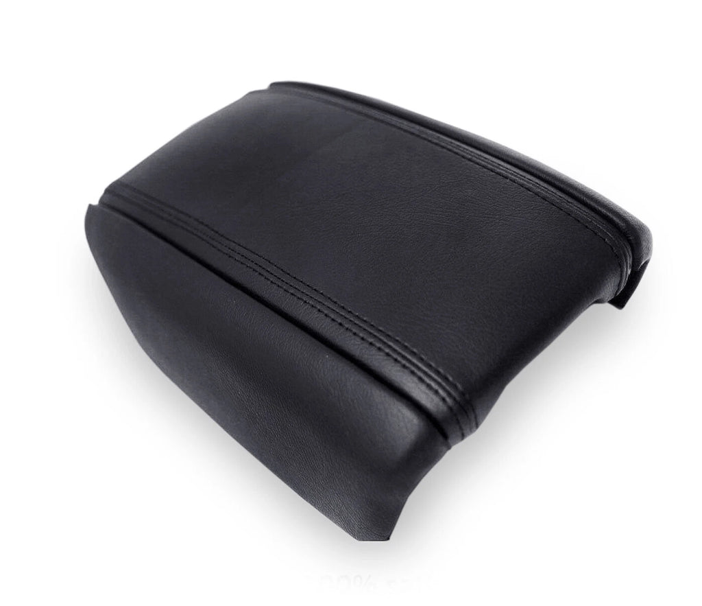 Center Console Lid Armrest Cover for Hyundai Azera (2006–2011) Black PVC Leather