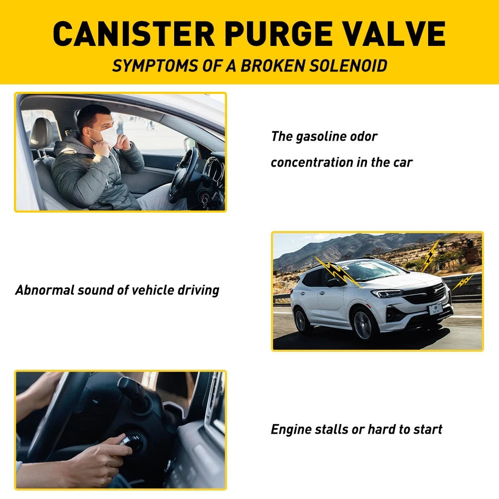 Vapor Canister Purge Solenoid Valve for Chevrolet Cruze Trax Sonic (2012–2020)