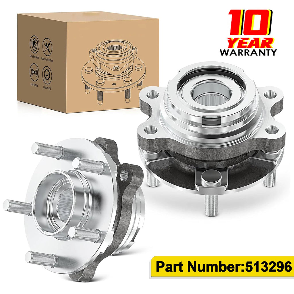 Front Wheel Bearing and Hub for Nissan Altima Murano Maxima (2007–2019)