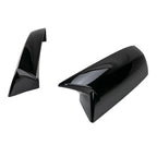 Gloss Black Add-On Rearview Side Wing Mirror Cap Cover for GMC Sierra 1500 (2014–2019)