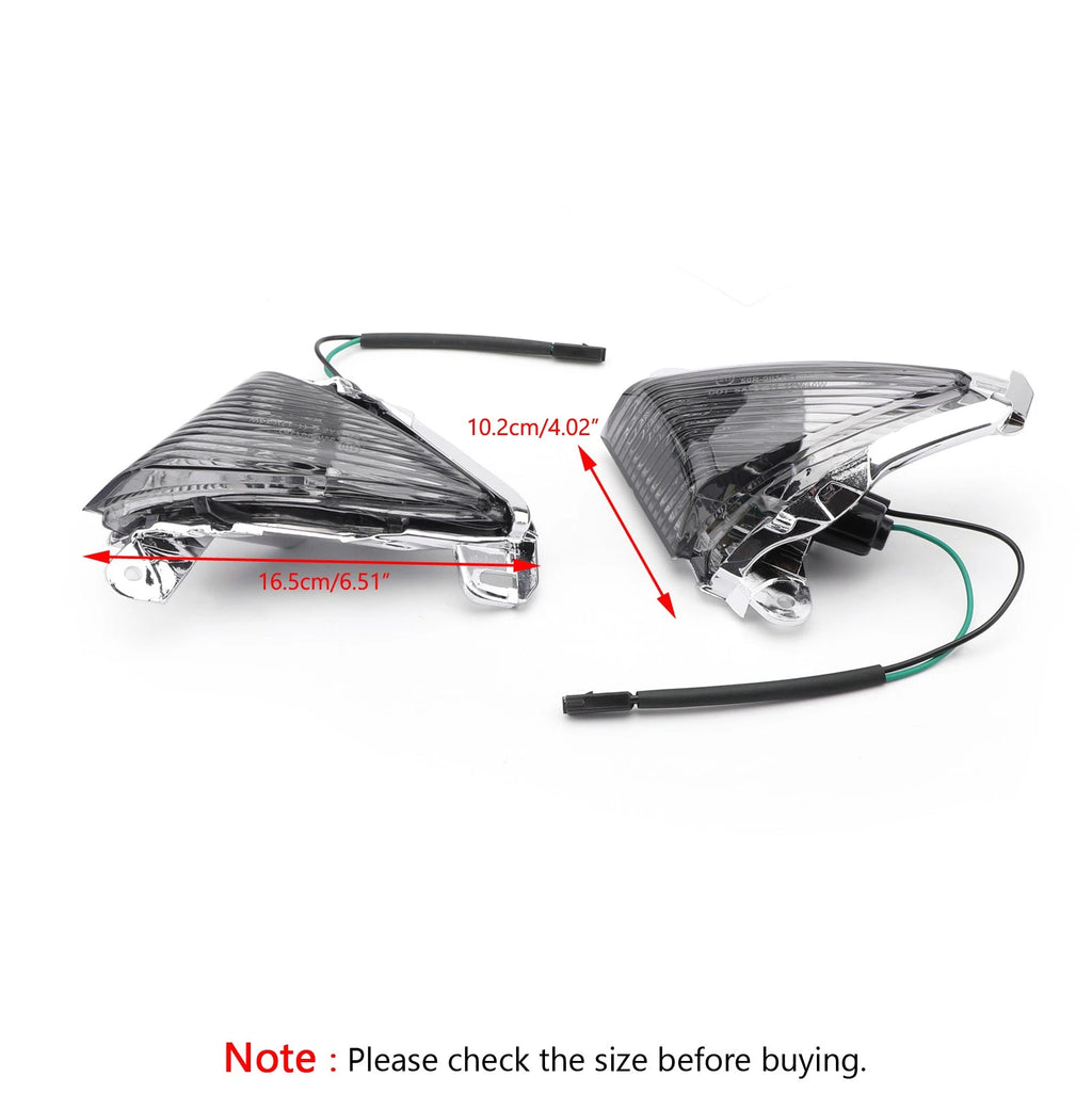 Front Turn Signal Lens for Kawasaki Ninja ZX6R ZX10R ZX14R EX650 ER-6N GTR1400