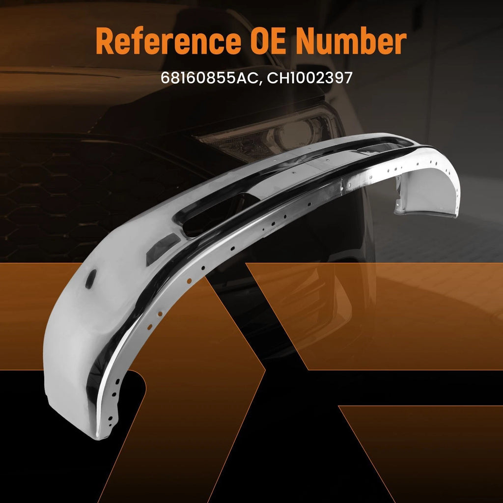Chrome Front Bumper Bar for Ram 1500 Classic (2019–2023) 68160855AC
