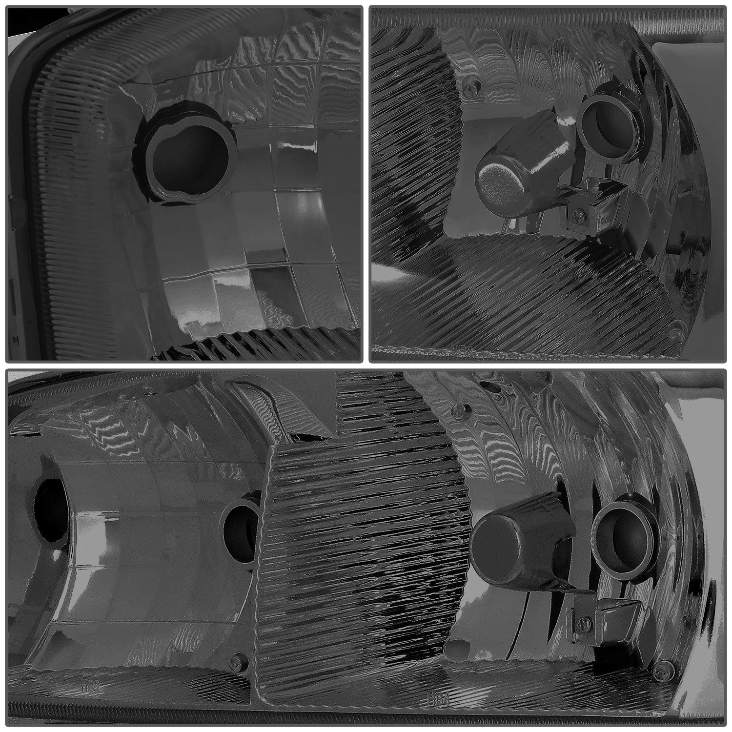 Smoked Clear Signal Headlights & Bumper Lamps for GMC Sierra (1999–2007)