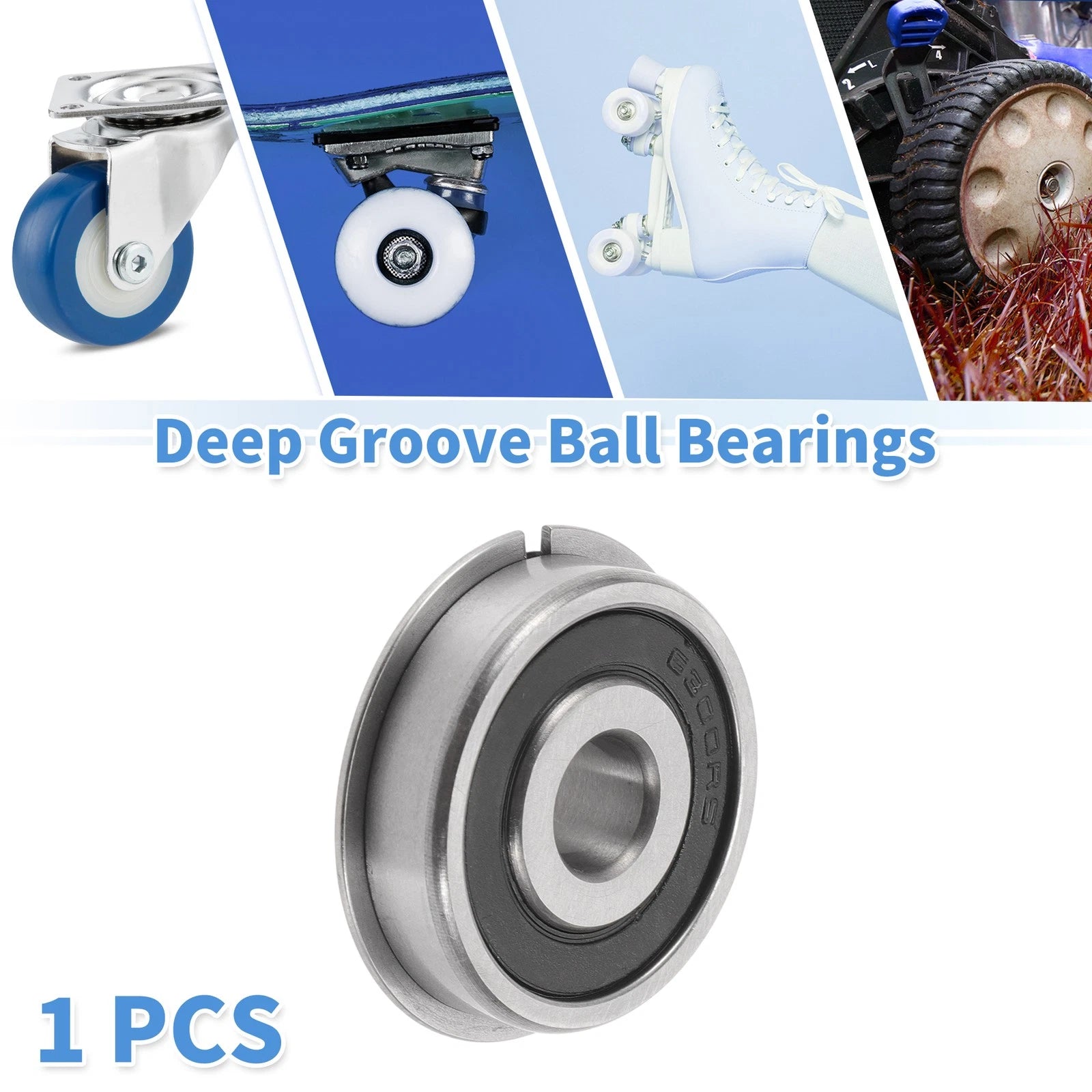 Deep Groove Ball Bearing 10x35x11mm for Scooter/Skateboard (1 Pc)