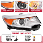 Halogen Projector Headlight for Ford Edge (2011-2014)