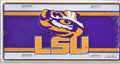 LSU Tigers License Plate for Car Truck (Metal Sign)