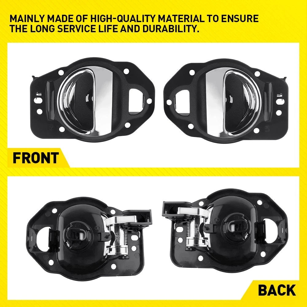 Set of 4 Chrome Inside Door Handles for Chevrolet HHR (2006–2011) EPY