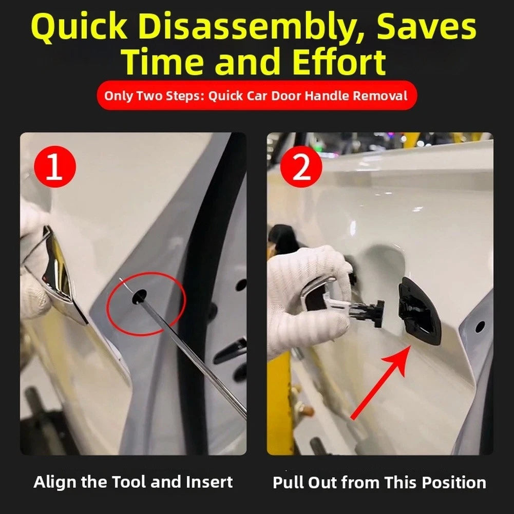 Stainless Steel Car Door Handle Removal Tool for Quick Detachment (24cm)