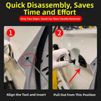 Stainless Steel Car Door Handle Removal Tool for Quick Detachment (24cm)