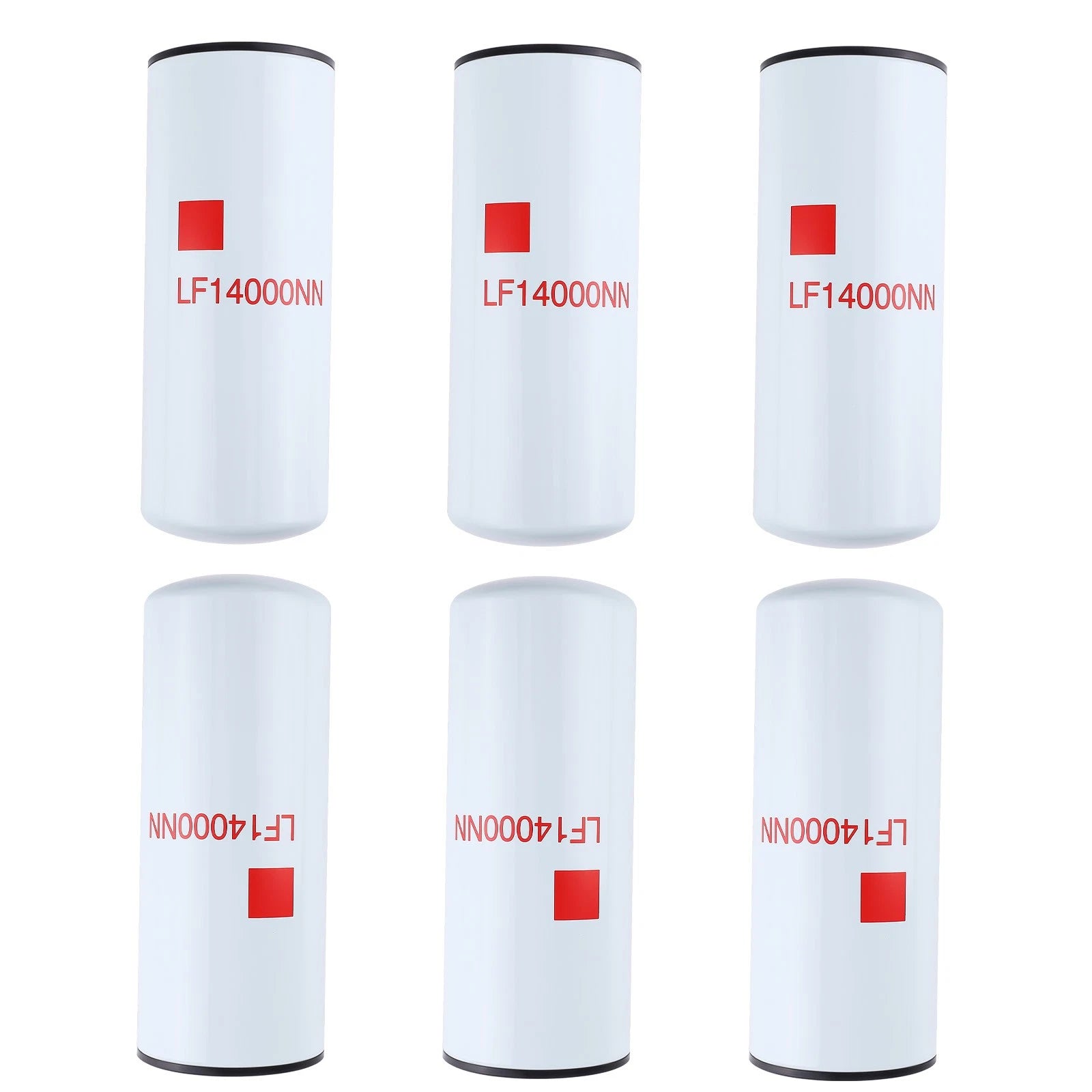 6 Pack Oil Filter for Cummins ISX (2007–2019) LF14000NN BD50000