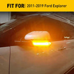 Smoked Sequential LED Side Turn Signal for Ford Explorer (2011–2019)