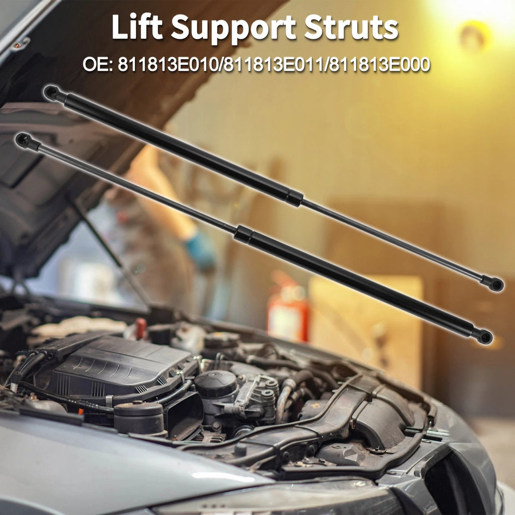 2X Front Hood Lift Supports Struts No. 811813E010 for Kia Sorento (2003–2009)