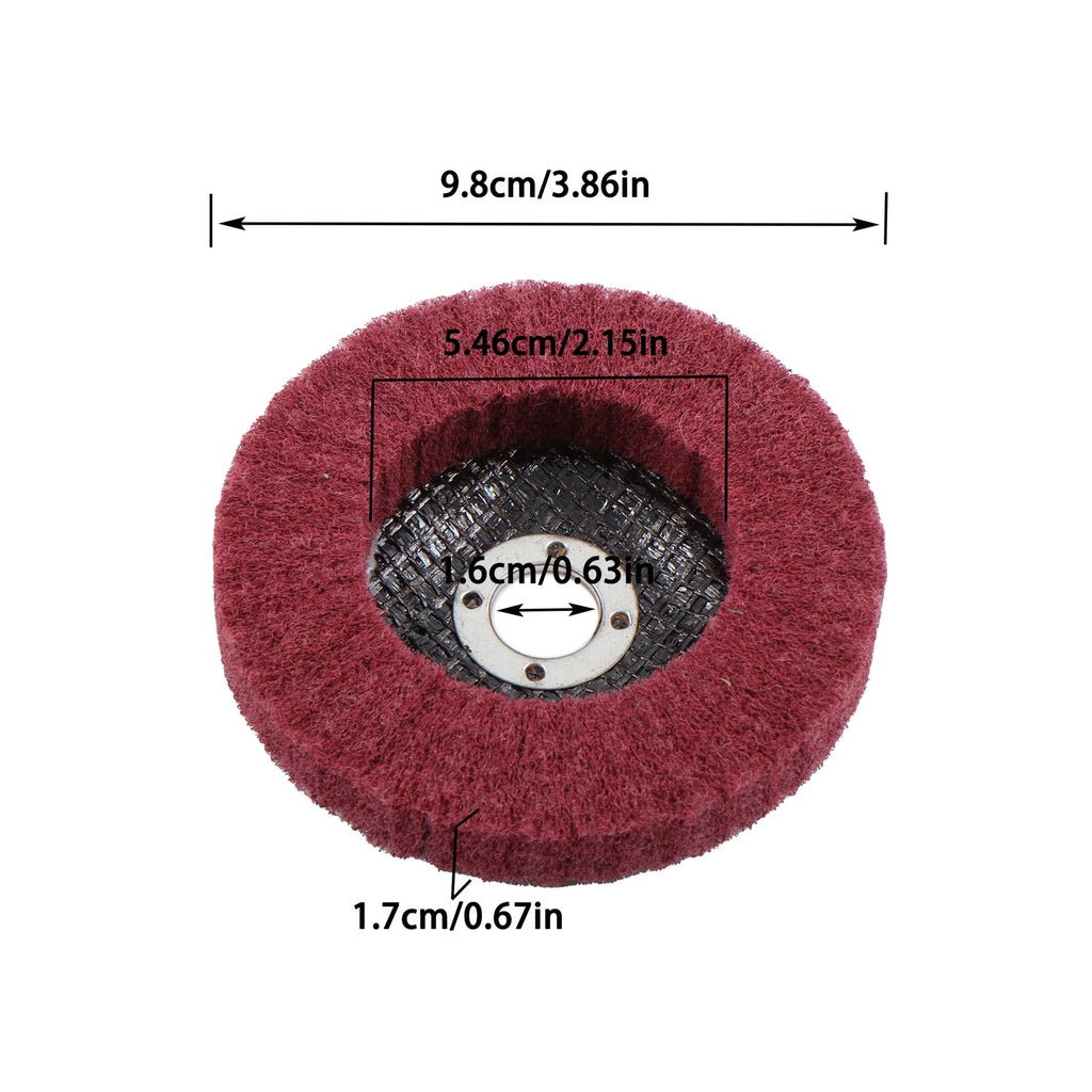 Set of 10 Flap Discs 180 & 320 Grit for 4 Inch Angle Grinder
