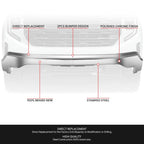 Chrome Front Bumper Impact Bar for GMC Sierra 1500 Limited (2022–2026)