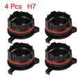 Set of 4 H7 LED Headlight Adapter Base Retainer Holders for BMW E39, Mercedes Benz