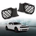 Set of 2 Front Bumper Fog Light Covers for Dodge Challenger (2015–2023)