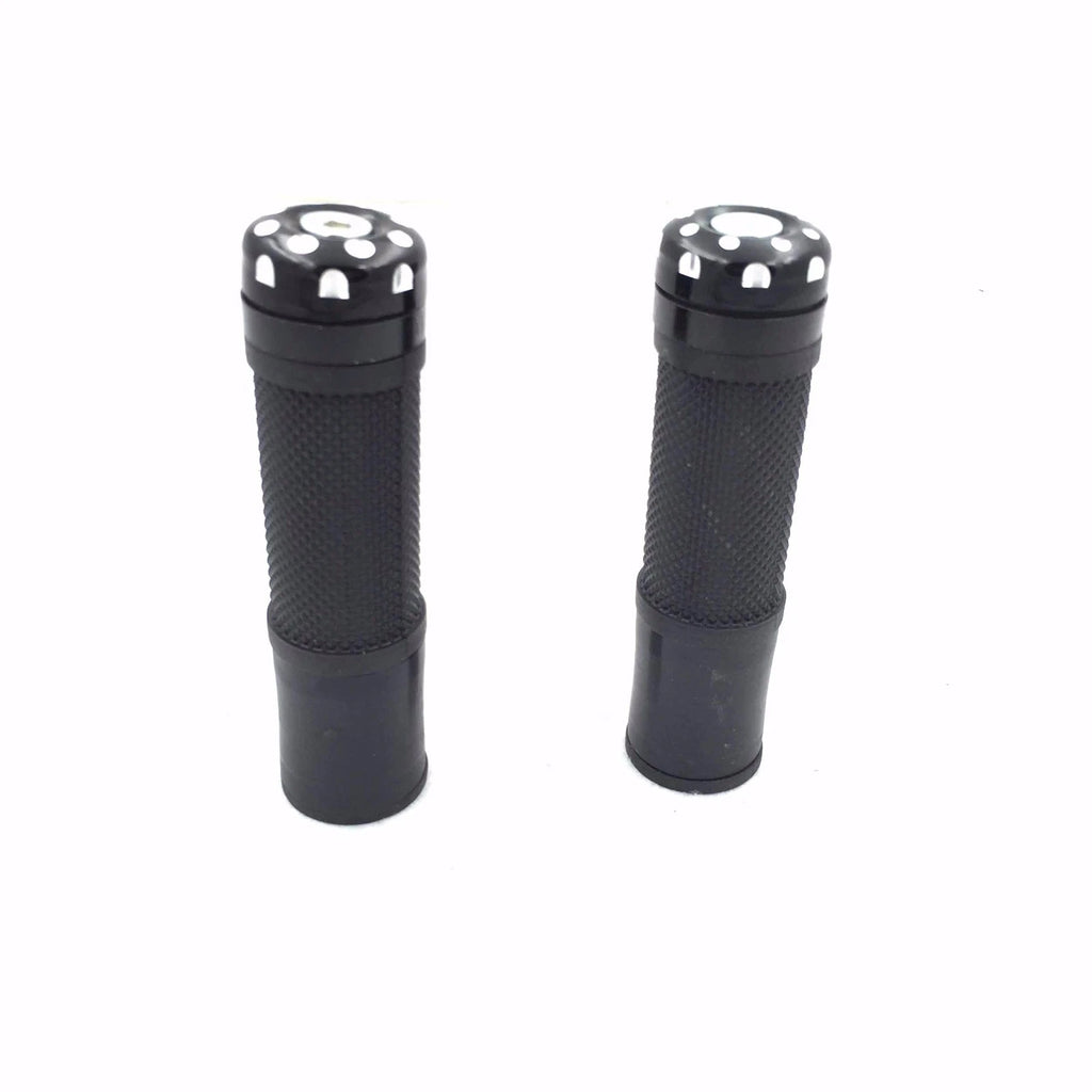 7/8" Black Rubber Handlebar Grip for Suzuki GSXR 600, Hayabusa, CB1300, CB600F