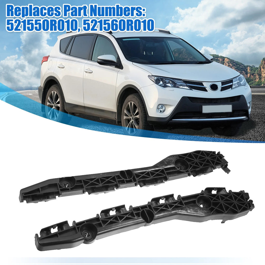 1 Pair Rear Bumper Mounting Support Bracket No. 521550R010 for Toyota RAV4 (2019–2023)
