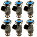 Set of 6 Delphi Fuel Injectors for Buick Terraza, Chevy Malibu, Pontiac G6, Saturn V6 (2005–2009)