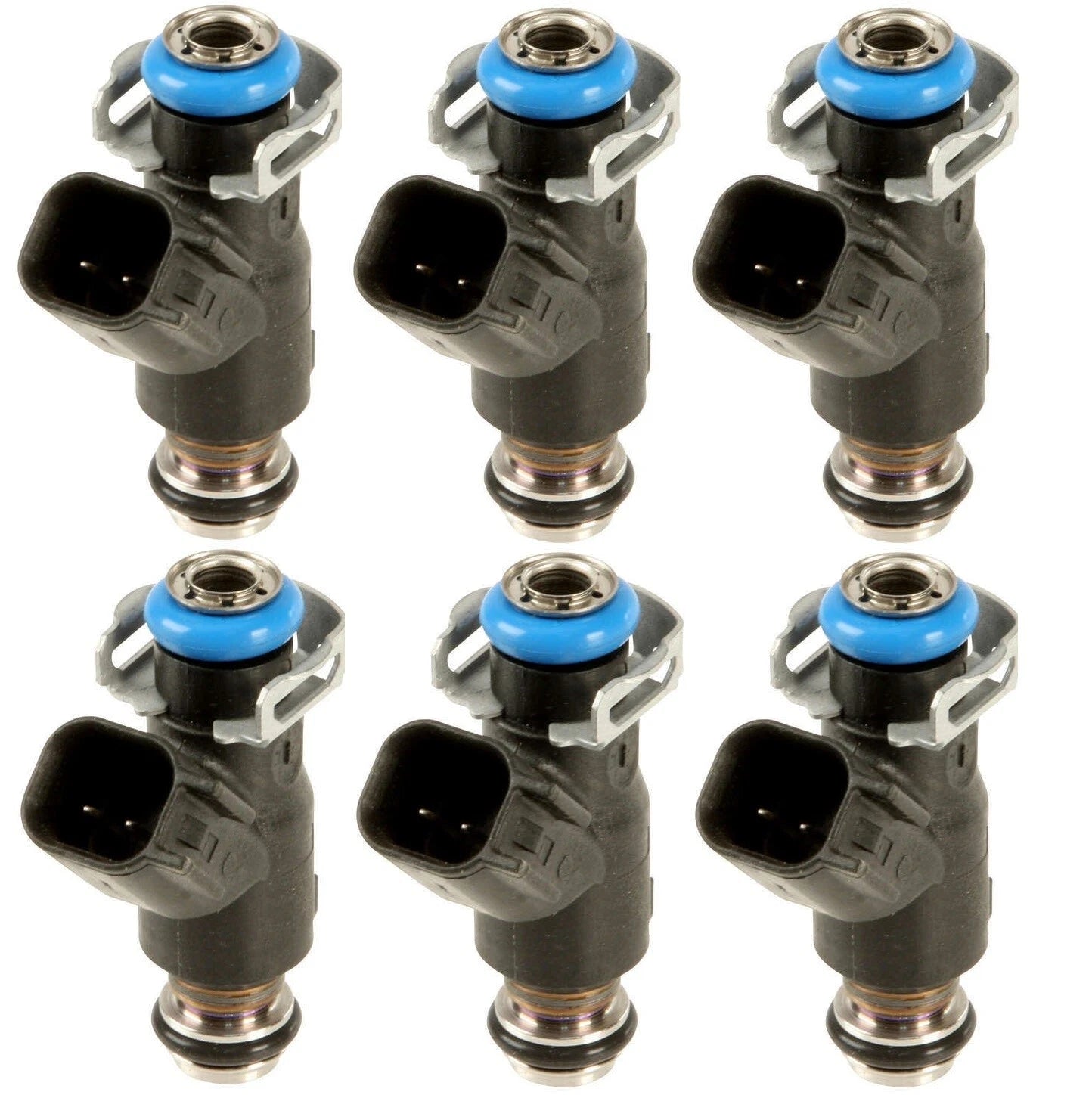 Set of 6 Delphi Fuel Injectors for Buick Terraza, Chevy Malibu, Pontiac G6, Saturn V6 (2005–2009)