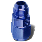 10AN Male-Female Union Fitting Adapter for AN10 (1/8" NPT Port) - Blue Aluminum Anodized