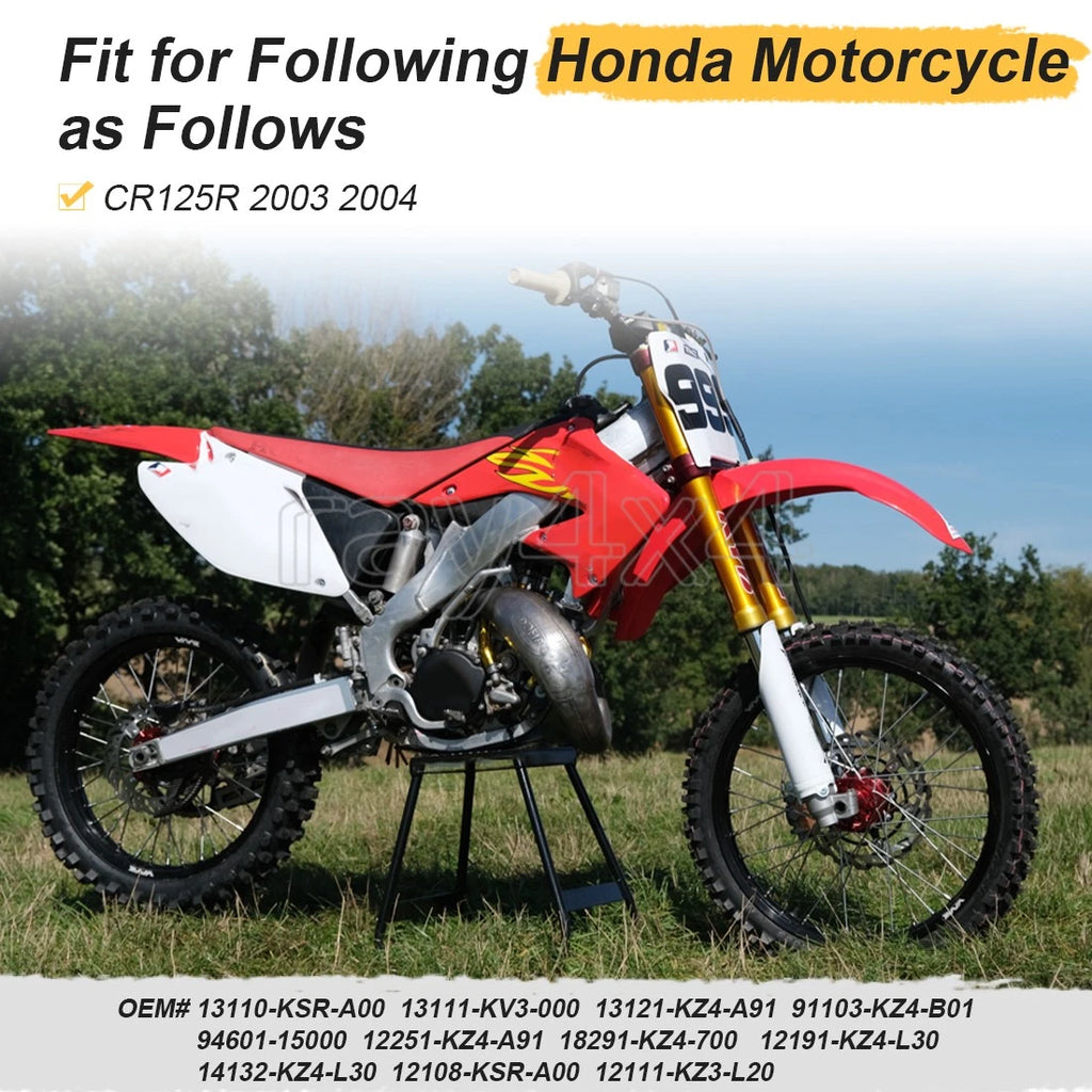 Top End Rebuild Piston Gasket Kit for Honda CR125R (2003–2004) 54mm Standard Bore