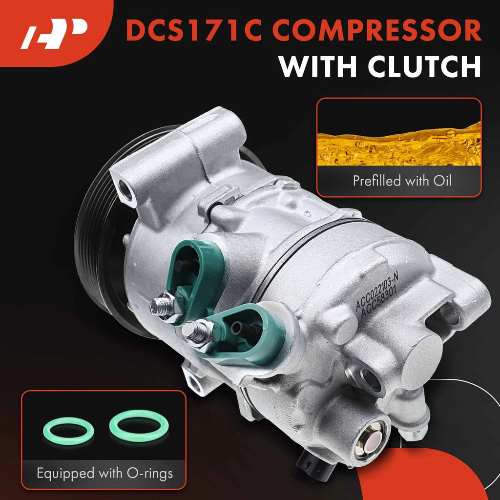 A/C Compressor with Clutch for Jeep Compass Patriot (2008)